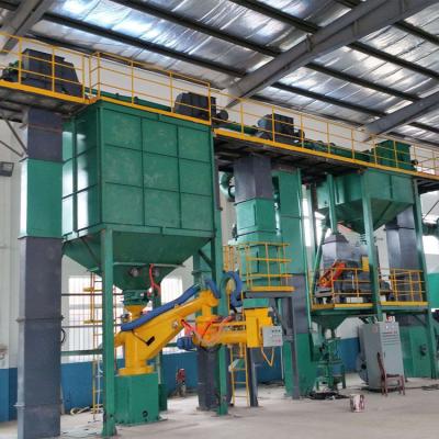 China Cadena de producción de la recuperación de la máquina de moldear de la máquina de la arena que moldea verde grande/de la arena del verde en venta