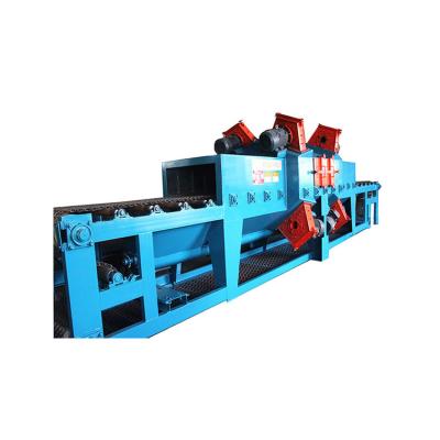 China Industrial Professional Sandblasting Equipment Pass Through Type Blue Color for sale