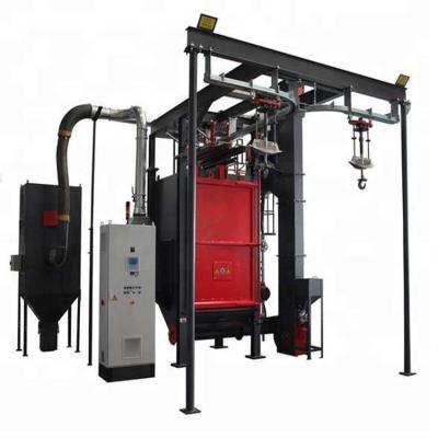 China Hanger Hook Type Shot Blasting Machine For Cylinders Cleaning for sale