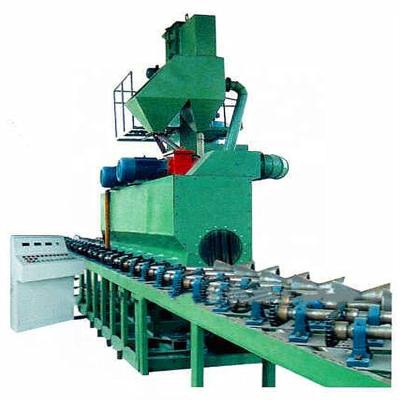 China External Surface Shot Blasting Cleaning Machine For Seamless Steel Pipe Oil Tube for sale