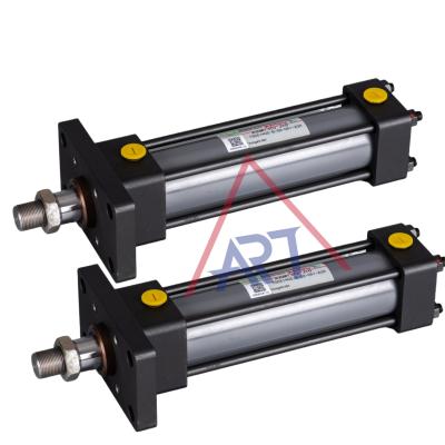 China Hydraulic Pressure Four Tie Rod Cylinder With Check And Vent Valve Internal Bore 50mm for sale