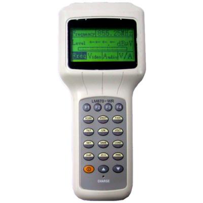 China Hand Hold RF Level Meter LM870-W(R) 5-870Mhz Frequency Range RF Frequency Meter for sale