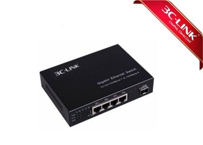 China Industrial Ethernet Fiber Optic Media Converter Mini Switch With 10/100/1000M UTP Ports And Two 1000M SFP Sockets. for sale