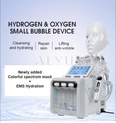 China Small H2O2 Hydrafacial Machine , Facial Aqua Bubble Hydro Dermabrasion Machine for sale