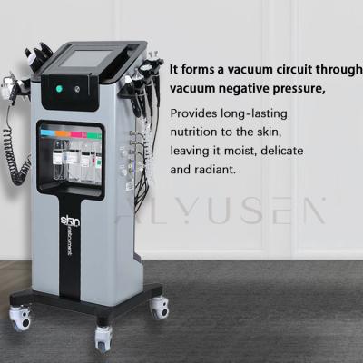 China Burbuja Aqua Dermabrasion Machine, máquina facial de la belleza del oxígeno del Hydra H2O2 en venta