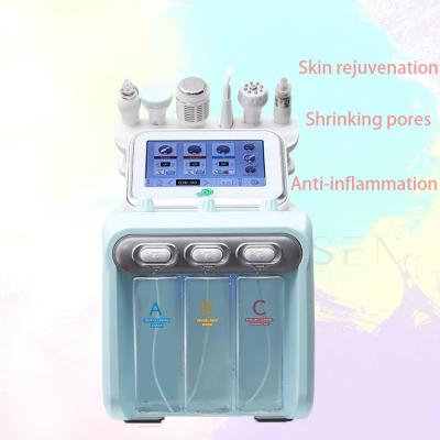 China Water Facial Hydra Beauty Machine Spa Cleaning Oxygen Skin Tightening 6 In 1 for sale