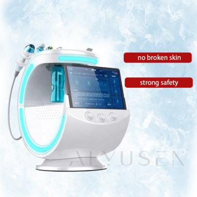 China Ice Blue H2O2 Beauty Machine , Oxygen Aqua Peel Hydrodermabrasion Facial Machine for sale