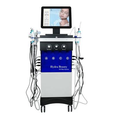 China Mitesser-Entferner-Hydra-Schönheits-Maschinen-Gesichtsbehandlung enthäuten Aqua Deep Cleaning 14 in 1 zu verkaufen