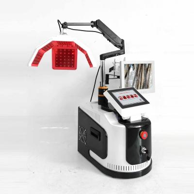China Máquina da terapia da luz do diodo emissor de luz do cuidado PDT do escalpe, máquina do crescimento do cabelo do laser com analisador à venda