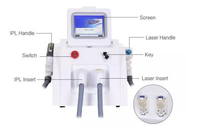 China OPT Nd Yag Diode Laser Hair Removal Machine 2 In 1 Picosecond Skin Rejuvenation for sale