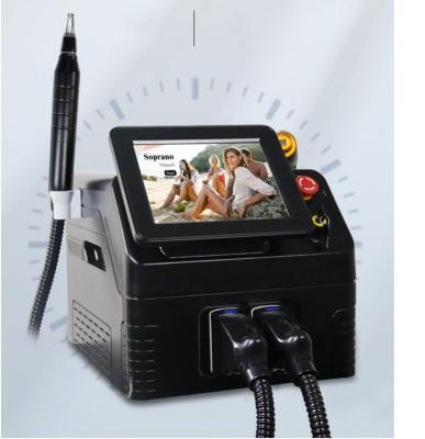 China 2 In 1 Picosecond Laser Tattoo Removal Machine 808nm Permanent Portable for sale