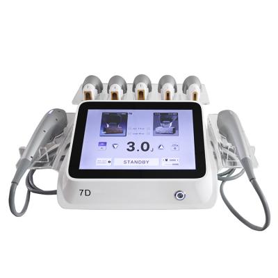 China 7D HIFU Slimming Machine Ultrasonic Face Lifting Anti Aging With Dual Handles for sale