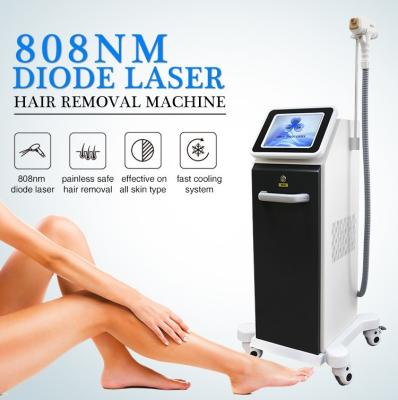 China Rejuvenescimento indolor da pele do diodo do equipamento 808nm da beleza do laser da remoção do cabelo à venda
