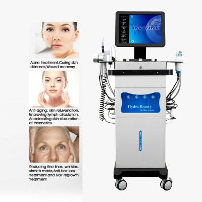 China Multifunctional Hydro Dermabrasion Profession Anti Aging Diamond Peeling Injection Facial Oxygen Beauty Equiment for sale