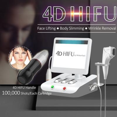 China Multifunctionele draagbare Hifu Face Lifting 3D 4D 5D Huid Striking HIFU Machine Te koop