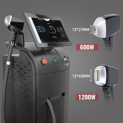 China Diode Laser Machine Vertical Mode 755 808 1064 With 808nm Diode Stack 1200W Hand Piece Beauty Machine for sale