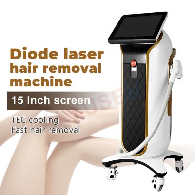 China Hair removal laser 808 ice cooling technology laser hair removal machine Microdermabrasion Machine for sale