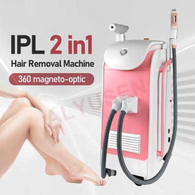 China IPL 360 Magneto Optical System No Pain Hair Removal OPT Skin Rejuvenation Acne Treatment Hair Remover Machine for sale