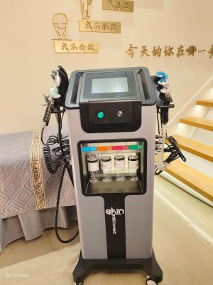China 8 In 1 Oxygen Facial Machine Aqua Jet Peel CO2 Bubble Facial Cleaning Machine Blackhead Removal Skin Care Machine en venta