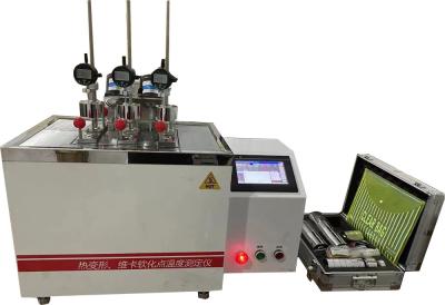 中国 Plastics Vicat Temperature Testing Machine With ±0.2°C Temperature Control 販売のため