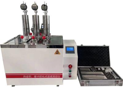 China Thermal Deformation Temperature Tester Plastic-deternimition Of Temperature Of Deflection Under Load for sale