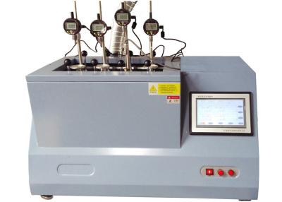 China Computer and PLC Double Control Thermal Deformation & Vicat Softening Point Temperature Tester for sale