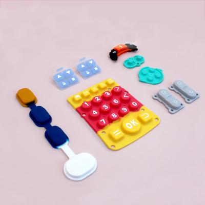 China S7 Silicone Injection Molding Compression Molding 0.1-0.01mm For Silicone Rubber Button Product for sale