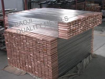 China T12769-2003 Titanium Clad Copper Bar Rectangle ASTM B432 Standard for sale