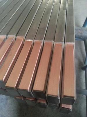 China Gr1 Gr2 Titanium Clad Copper Bar , ODM Titanium Alloy Plate For Aviation Industry for sale