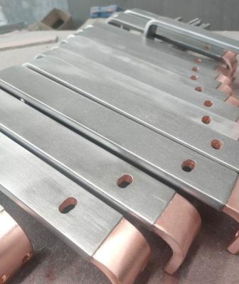 China Square Titanium Clad Copper Bar For Electrowinning Electroplating Electrolysis for sale