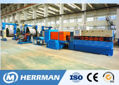 China Aluminum Alloy Interlock Cable Armouring Machine For Cable Manufacturing Plant High Potency for sale