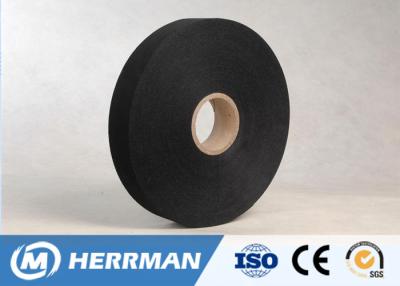 China Black Color Semi Conductive Tape Non Woven Tape High Temperature Resistance for sale