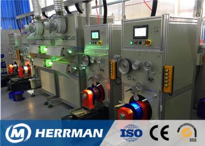 China Horizontal Type Fiber Optic Cable Production Line For Coloring And Rewinding for sale