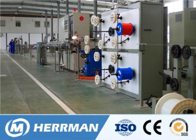 China Fiber Optic FTTH Cable Production Line For Premise Cable,  2 - 12 fibers indoor cable,Tight coating line for sale