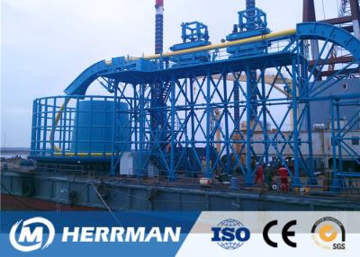 China A linha de produção flexível submarina plataforma giratória da tubulação do cabo pega o suporte à venda