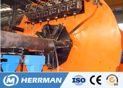 China Pressure-bearing Steel Bar Interlock Armouring Machine For Marine Flexible Pipeline for sale