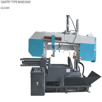 China Worm Reducer Horizontal Mitering Bandsaw , Powerful Automatic Metal Saw for sale