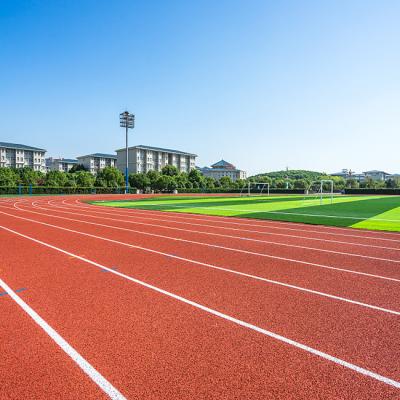 China 15mm Thickness Eco Sports Flooring Athletic Running Track Surface Material for sale