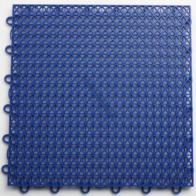 China Non Slip 2500N Outdoor Sports Surfaces Eco Interlocking Gym Flooring for sale