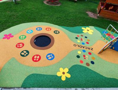 China Safe and Sustainable Playgrounds IAAF 0.5mm EPDM Rubber Floor Mats for sale