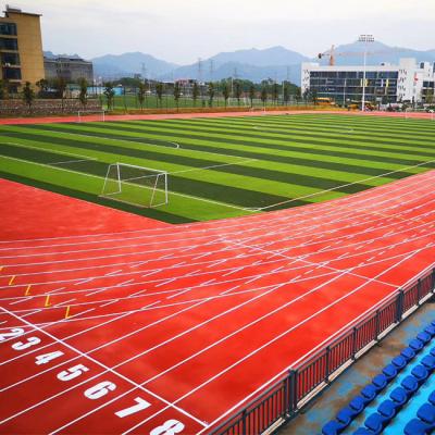 China UV Resistance 400M Synthetic Sports Flooring Materials Fadeless for sale