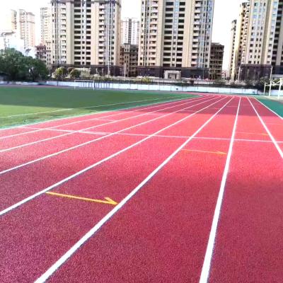 China Harmless Eco Sports Flooring Athletic Odorless Red Running Track for sale