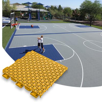 China Campo de básquete plástico atlético interno inodoro do revestimento 3x3 de FIBA à venda