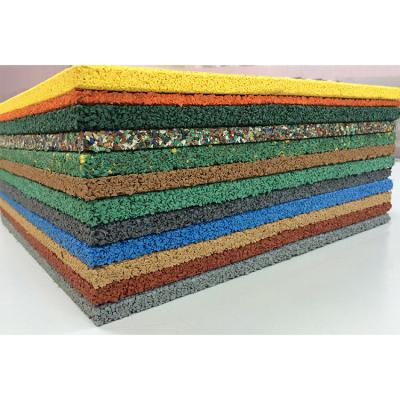 China 51% Elongation No Cracking Playground Rubber Play Tiles for sale