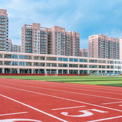 China Asphalt Base Eco Sports Flooring Rubber Running Track Non - Porous Impermeable for sale