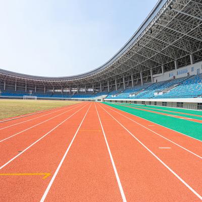 Китай Безопасность коррозионной устойчивости спортивной площадки IAAF резиновая не кроет никакой трескать черепицей продается