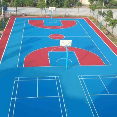 China UV Resistant PU Sports Flooring Cushioning Eco Friendly for sale
