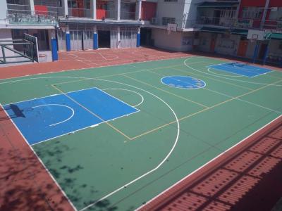 China Moisture Proof PU Acrylic Tennis Court Athletic Track 2mm Thickness for sale