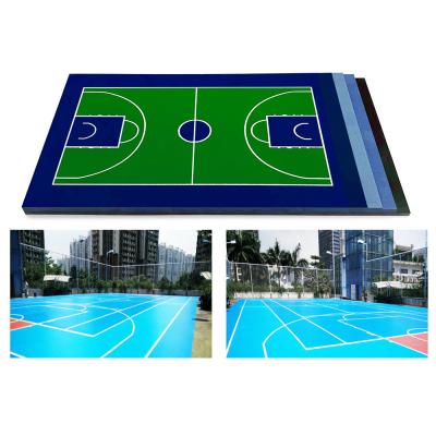 China Eco-Friendly Acrylic Tennis Court Flooring Anti Fatigue Multi Purpose for sale