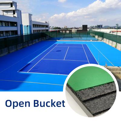 China Multi Sport Synthetic Spu Acrylic Tennis Court Green Spray Painted for sale